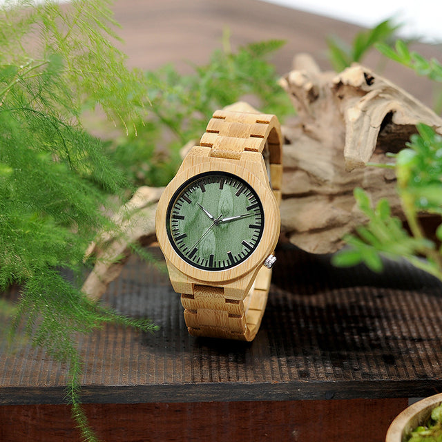 Wooden Watch Artistic Retro Men's Japanese And Korean Style Solid - Dazpy