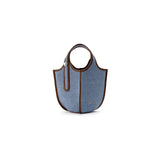 Denim Bucket Crossbody Bag