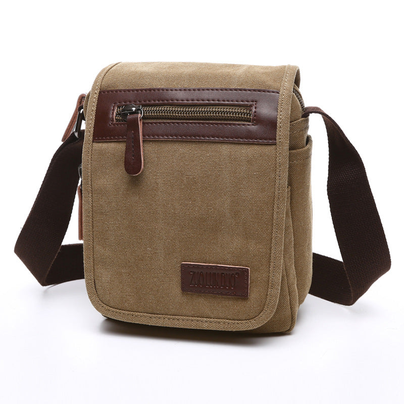 Men's Casual One Shoulder Messenger Canvas Bag - Dazpy