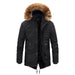 Winter Coat Men's Cashmere Long Cotton-padded Jacket