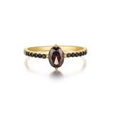 Fashion Personality Black Onyx Cluster Ring - Dazpy