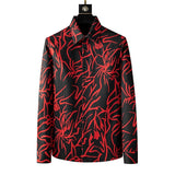 Men's Autumn New Fashion Digital Printed Shirt Loose