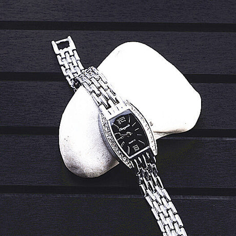 Women's Square Dial Diamond Bracelet Watch - Dazpy