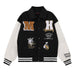 Men's Jacket Embroidered Color Matching Baseball Uniform