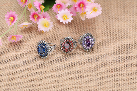 Women's Fashion Personalized Sapphire Ring - Dazpy