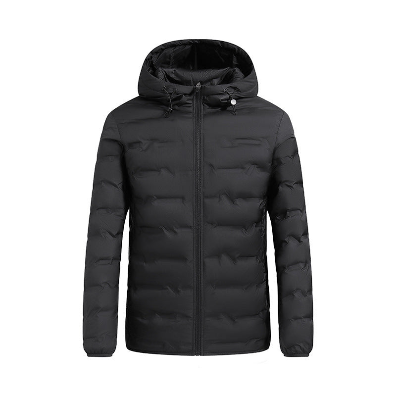 Couple Down Jacket Hooded Heat Preservation And Warm