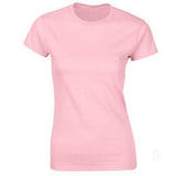 100% Cotton Solid Color Short Sleeve Women's T-Shirt