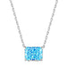 Women's Sterling Silver Zircon Necklace Versatile - Dazpy