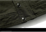 Men's Jacket Military Cargo Plus-size Casual Coat