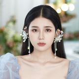 Bride Korean Sweet Ear Hanging Zircon - Dazpy