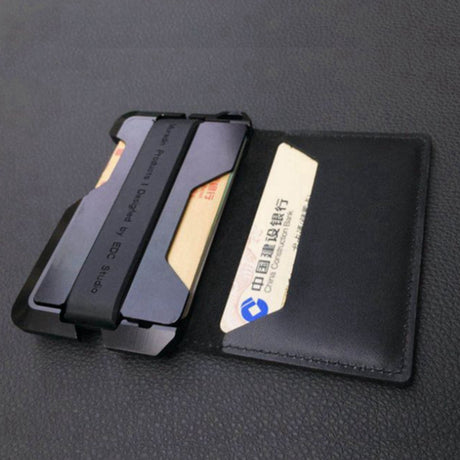 Aluminum Alloy Card Holder Anti-Theft Anti-Magnetic Wallet - Dazpy