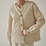 Casual Streetwear Quilted Jacket