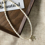 All-match Opposite-sex Pendant Beaded Clavicle Chain Niche Temperament Necklace - Dazpy