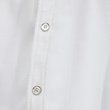 Deconstructing Shoulder Pad White Shirt Jacket