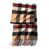 Luxury Cashmere Scarf with Tassels - Stylish Wrap and Shawl