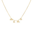 Women's Airy And Versatile Glossy Letter Necklace Collarbone Chain - Dazpy