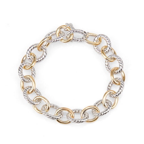 Women's Graceful And Fashionable Oval Chain Retaining Ring Bracelet - Dazpy