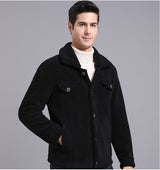 Grain Fleece Herren Jacke Herbst und Winter New Style