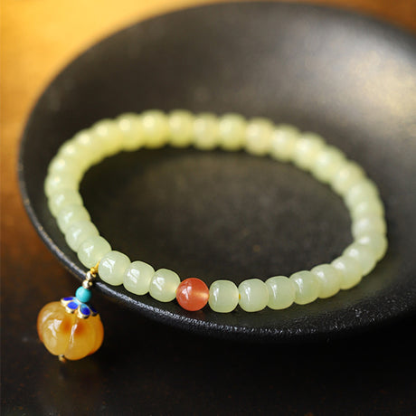 Fashion Honey Wax Pumpkin Bracelet Girl - Dazpy