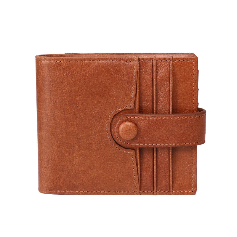 Antimagnetic leather men's wallet - Dazpy