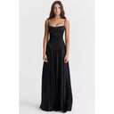 Elegante vestido formal con cordones