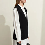 Minimalist Wool Knitted Vest