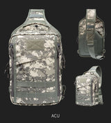 Multi Functional Tactical Camouflage Casual One Shoulder Diagonal Bag - Dazpy