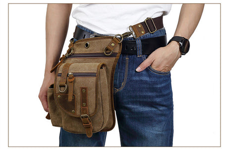 Men's Canvas Fashion Casual Shoulder Messenger Bag - Dazpy