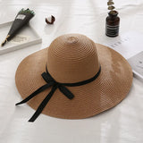 Sombrero de paja de verano de moda para mujer