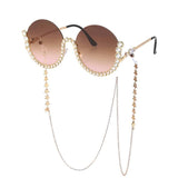 Rhinestone Round Diamond Sunglasses