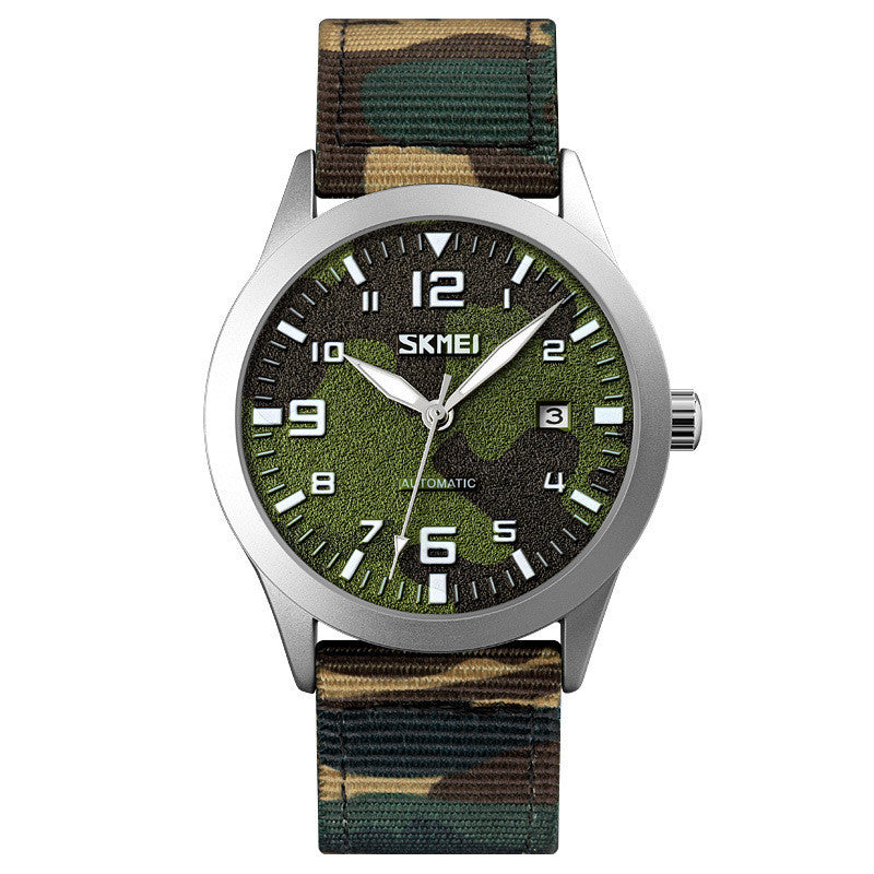 Sport Camo Nylon Strap Automatic Mechanical Watch - Dazpy