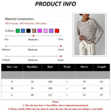 Autumn Winter Casual Knitted Stripe Sweater