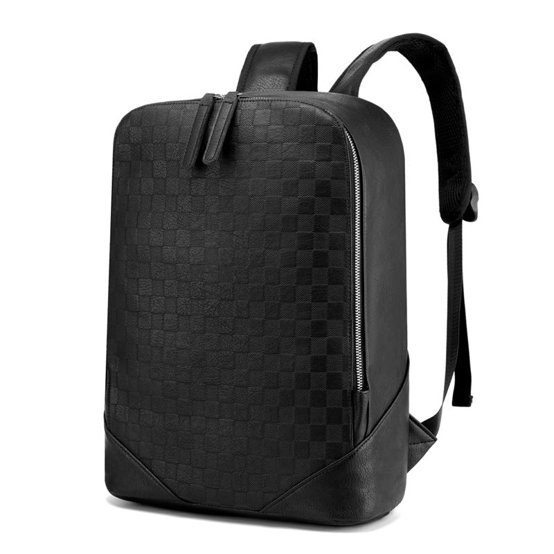 Men's Trendy Woven Design Casual Computer Backpack - Dazpy