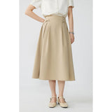 Chic Summer Pleated A-Line Skirt