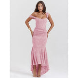 Elegant Off-Shoulder Bodycon Maxi Dress