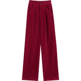 Pantalones de pana de moda coreana