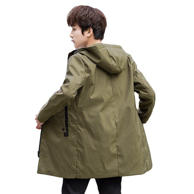 Solid Color Slim Fit Trendy Coat