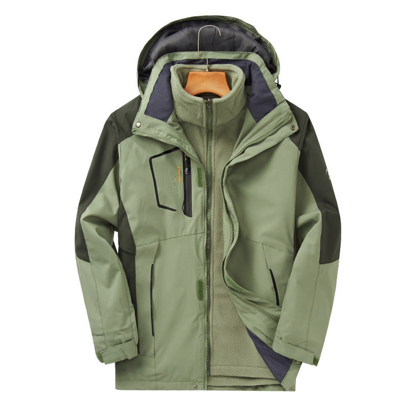 Outdoor Three-in-one Shell Jacket Removable Two-piece Set