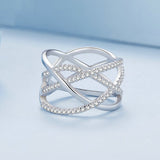 Light Luxury Advanced Geometric Multilayer Linear Index Finger Ring - Dazpy