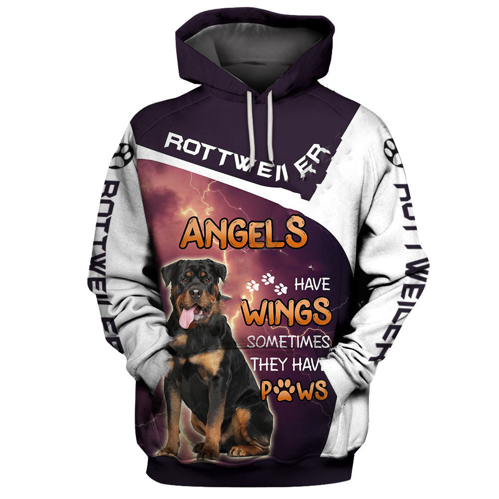 Süßes Langarm-Sweatshirt mit 3D-Hundemuster für den Herbst