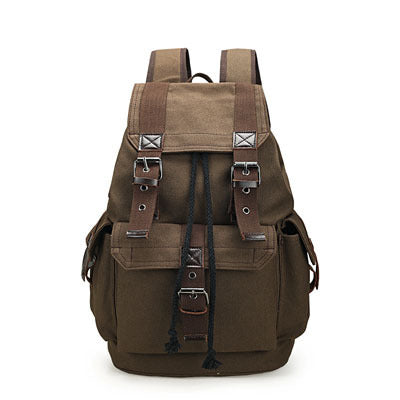 Men's Casual Retro Large Capacity Backpack - Dazpy