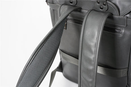 Fashionable Shoulder Black Grey Backpack For Men - Dazpy