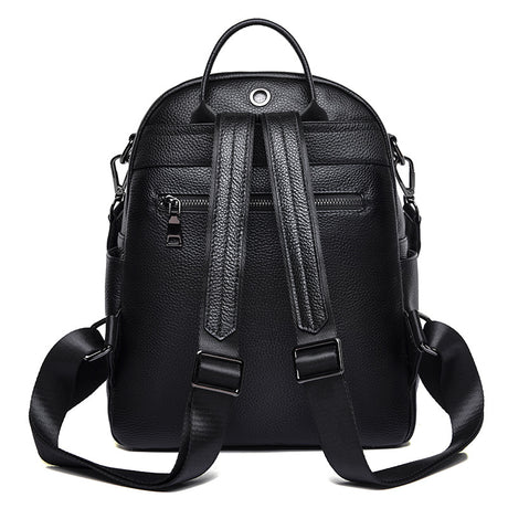 Women's Trendy Fashion Genuine Leather Women's Backpack - Dazpy