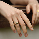 Women's Fashion Vintage Niche Design Light Luxury Cold Wind Index Finger Ring - Dazpy