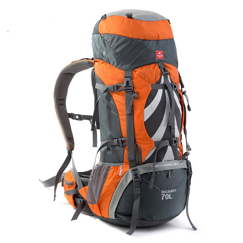 70L Rucksack Outdoor Hiking Backpack Nylon Waterproof - Dazpy