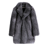 Men's Fur Coat Imitation Fox Fur