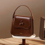 Elegant PU Leather Handbag with Long Shoulder Strap