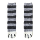 Autumn Winter Kawaii Cat Paw Fleece Women’s Socks