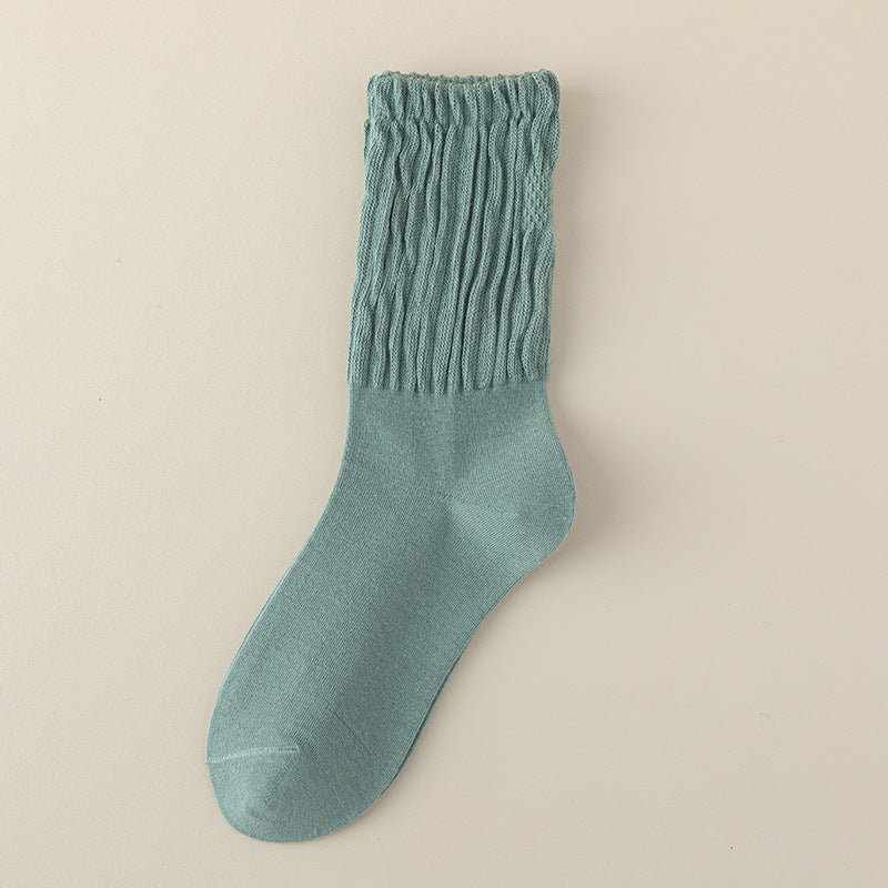 Damen Mid-Tube Baumwollsocken für Frühling und Herbst