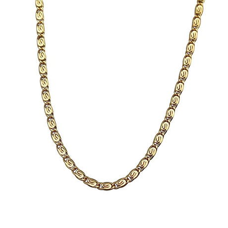 European And American Gold Brass Necklace - Dazpy